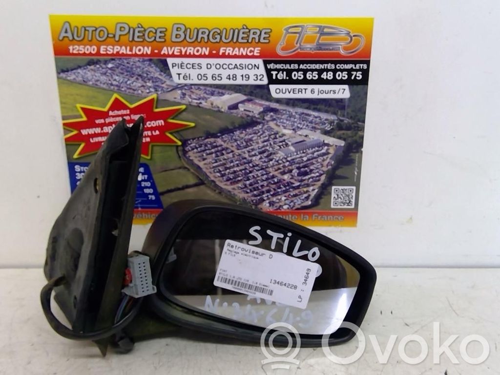 Fiat Stilo Espejo lateral manual 
