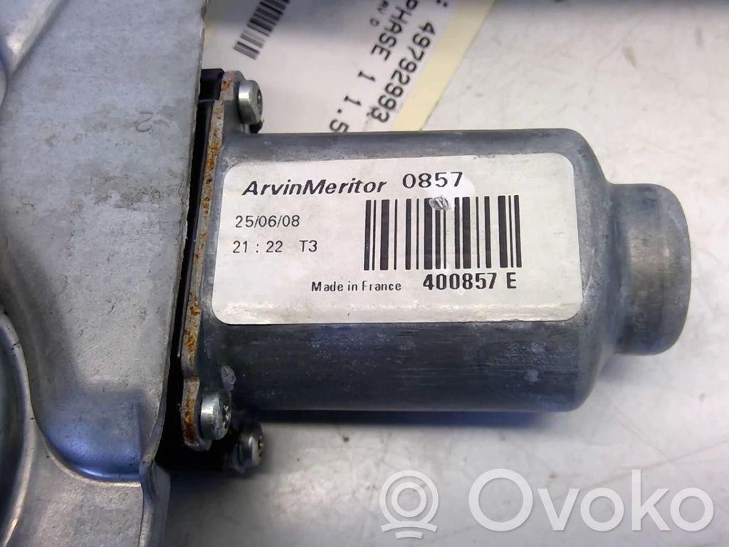 Renault Clio III Macara ușă față cu motor 