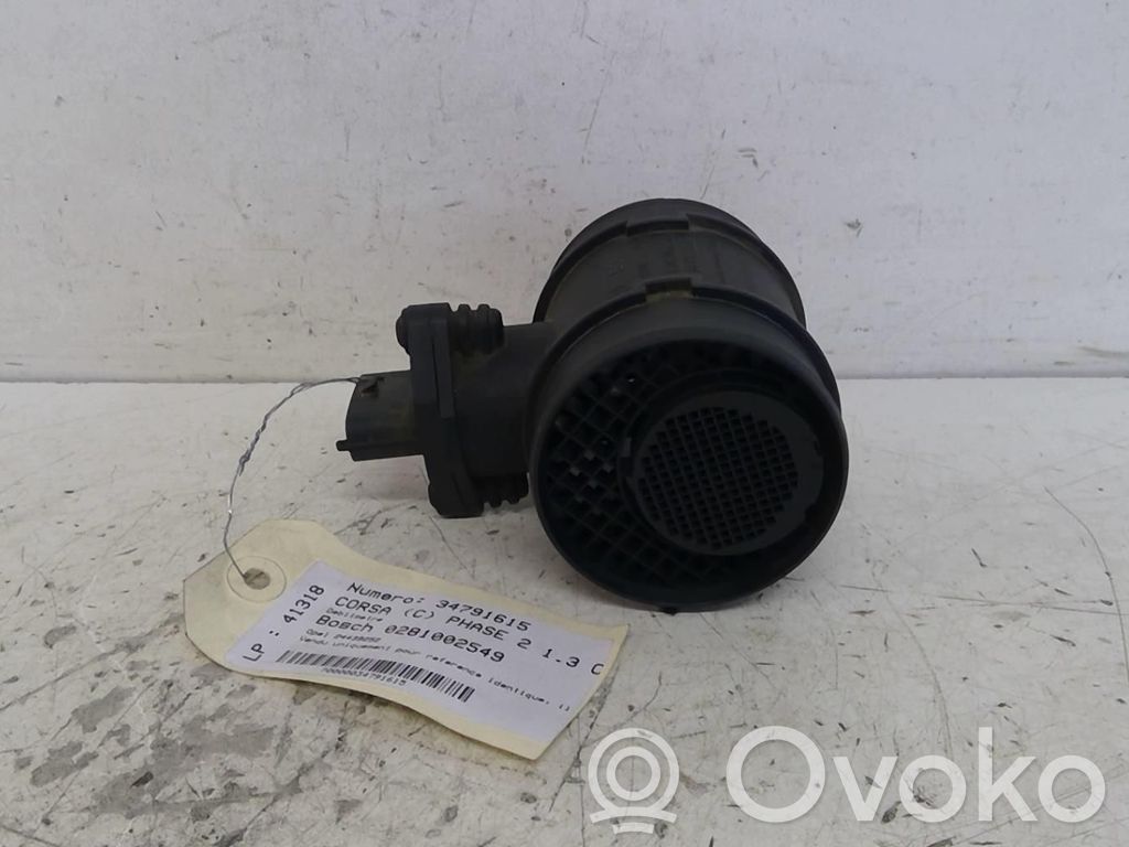 Opel Corsa C Gaisa plūsmas mērītājs 