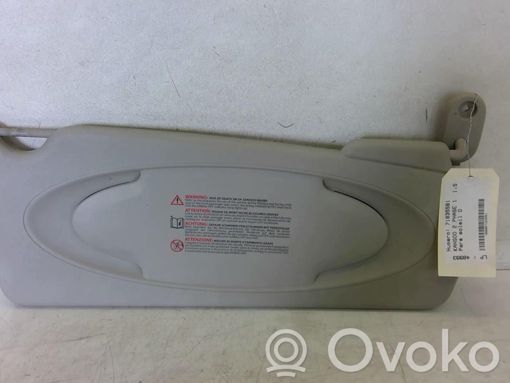 Sun visor   8200928811