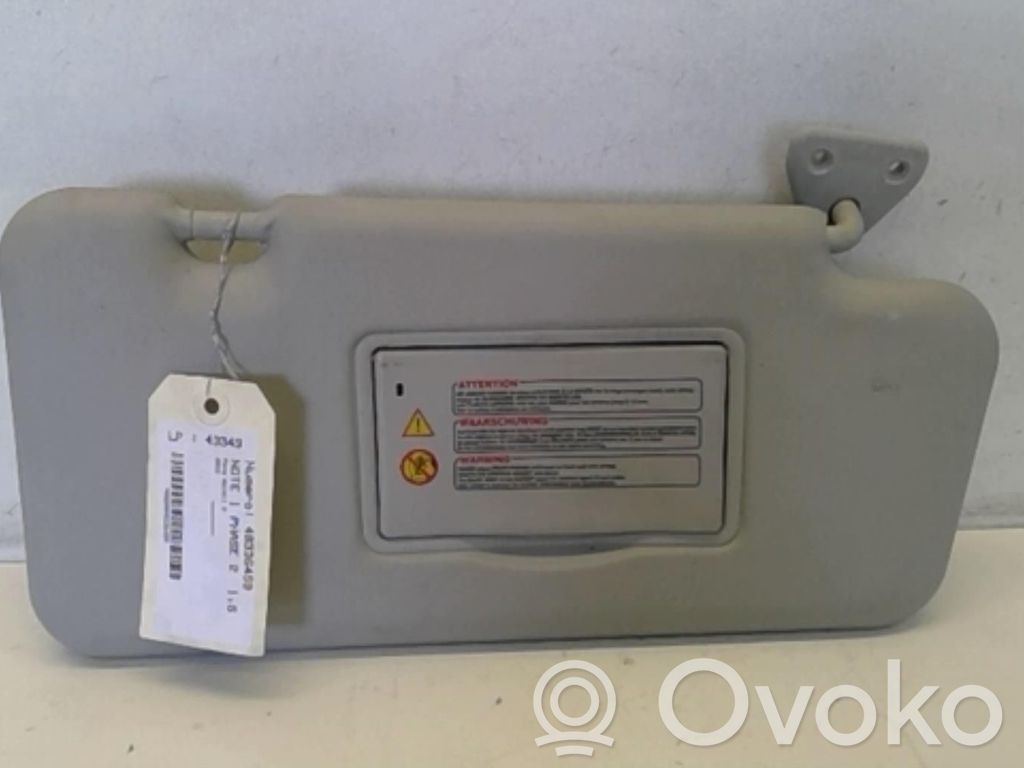 Nissan Note (E11) Sun visor 