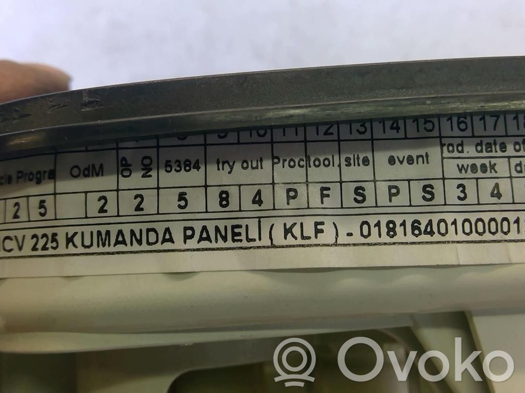 Citroen Nemo Climate control unit 
