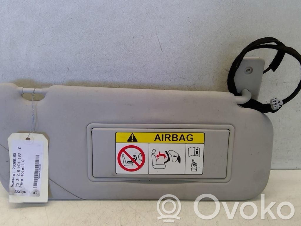 Sun visor   16118599BJ