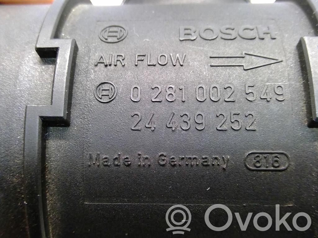 Opel Corsa C Gaisa plūsmas mērītājs 
