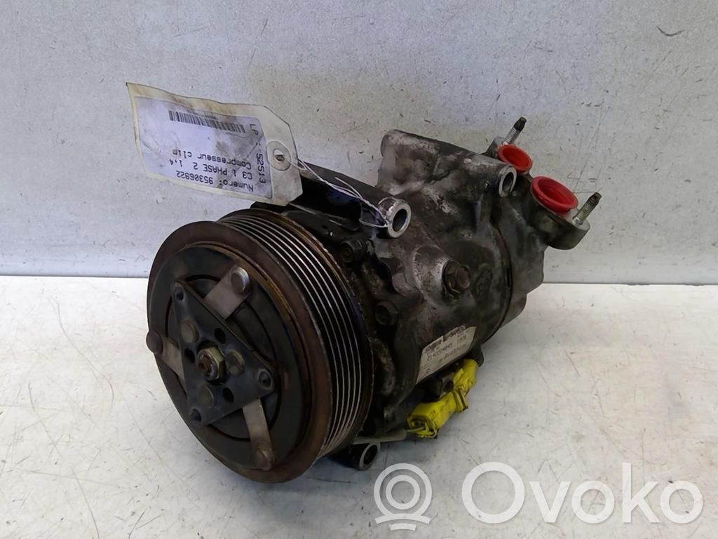 Citroen C3 Ilmastointilaitteen kompressorin pumppu (A/C) 