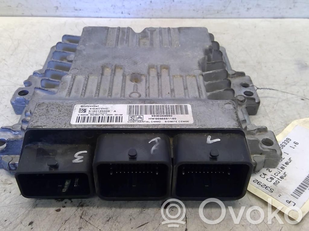 Citroen C4 II Unidad de control/módulo del motor 