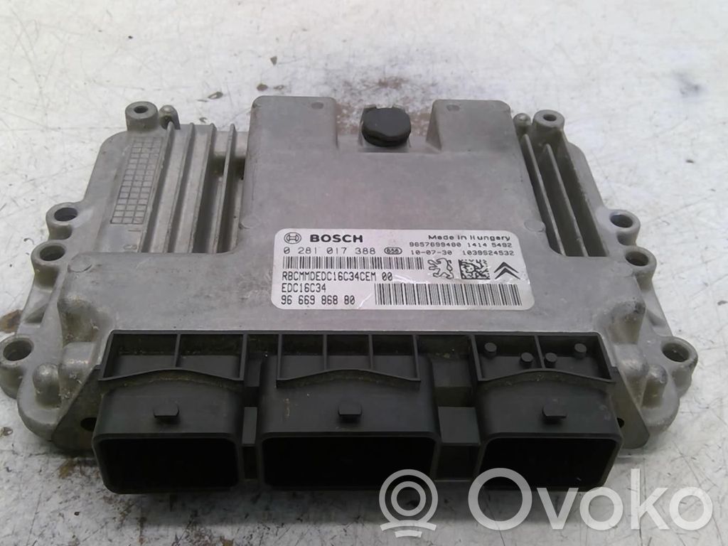 Citroen C3 Engine control unit/module 