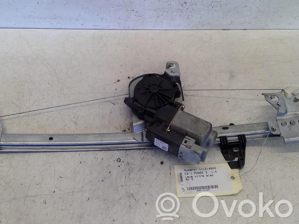 Citroen C3 Macara ușă față cu motor 
