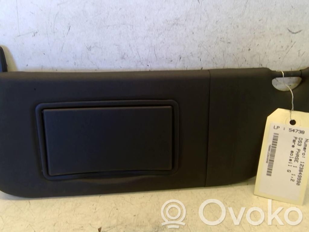 Citroen DS3 Sun visor 