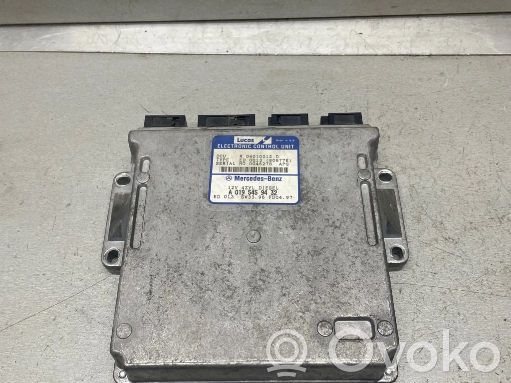 Engine control unit/module   A0195459432,04010012D