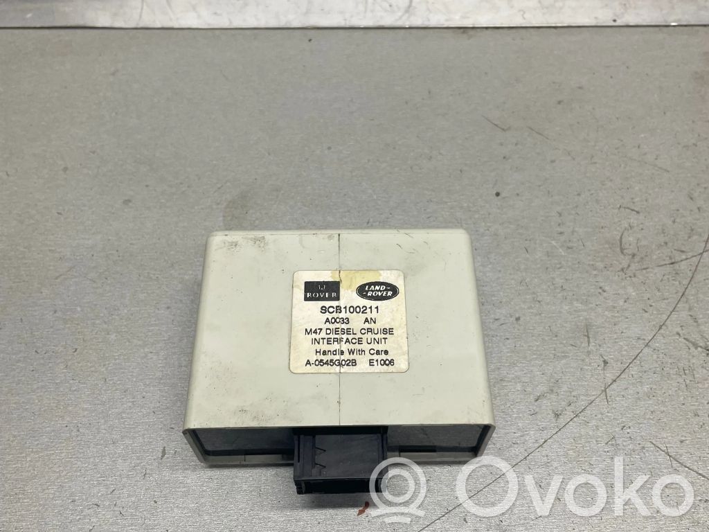 Cruise control unit/module   SCB100211,A0545G02B,A0033