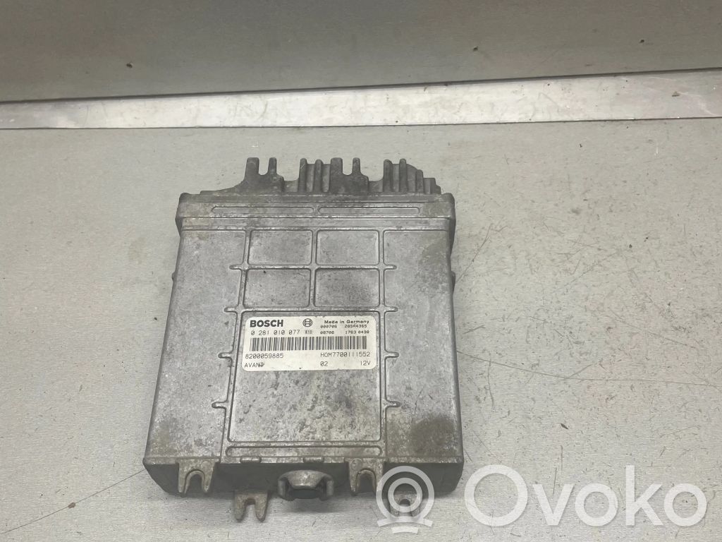 Engine control unit/module   8200059885,28SA4365,0281010077