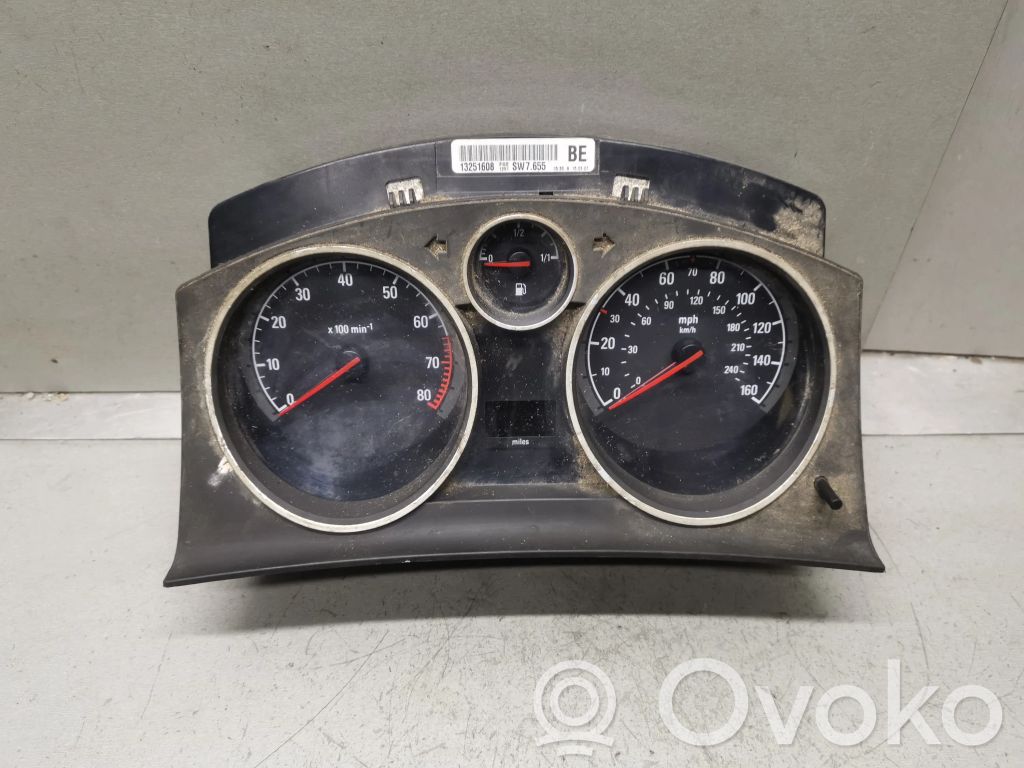 Opel Astra H Speedometer (instrument cluster) 