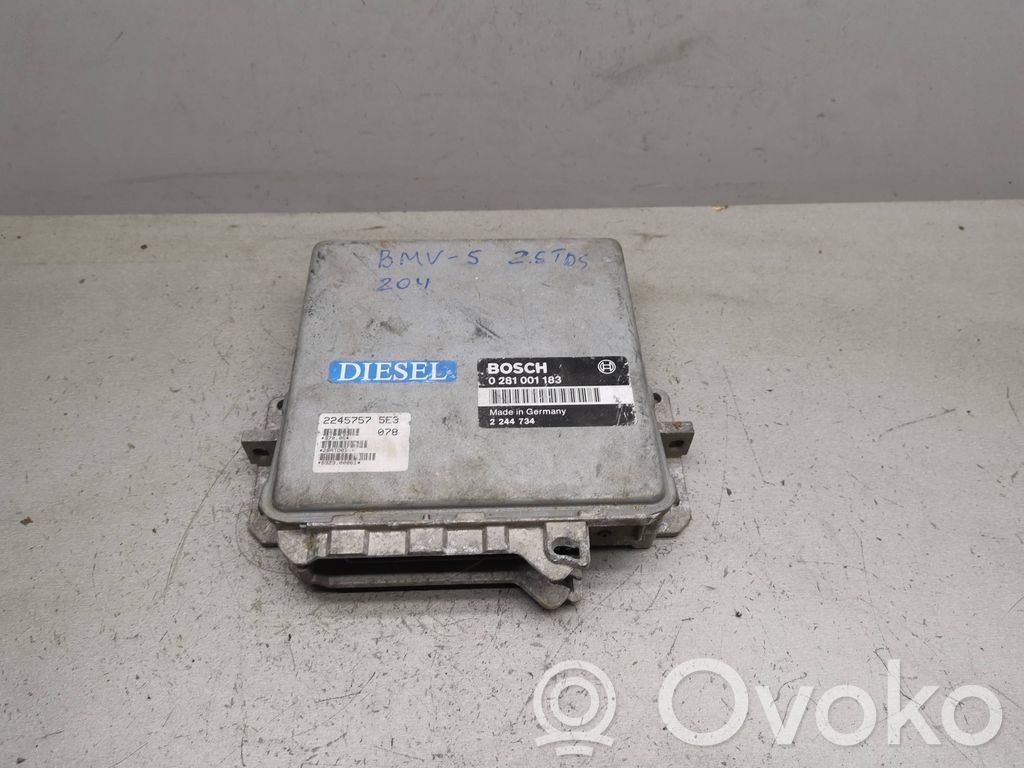 Unidad de control/módulo del motor   0281001183,2244734