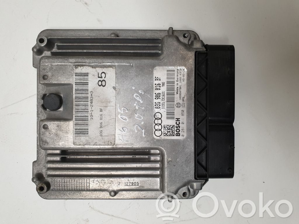 Engine control unit/module   03G906016BF,0281011850