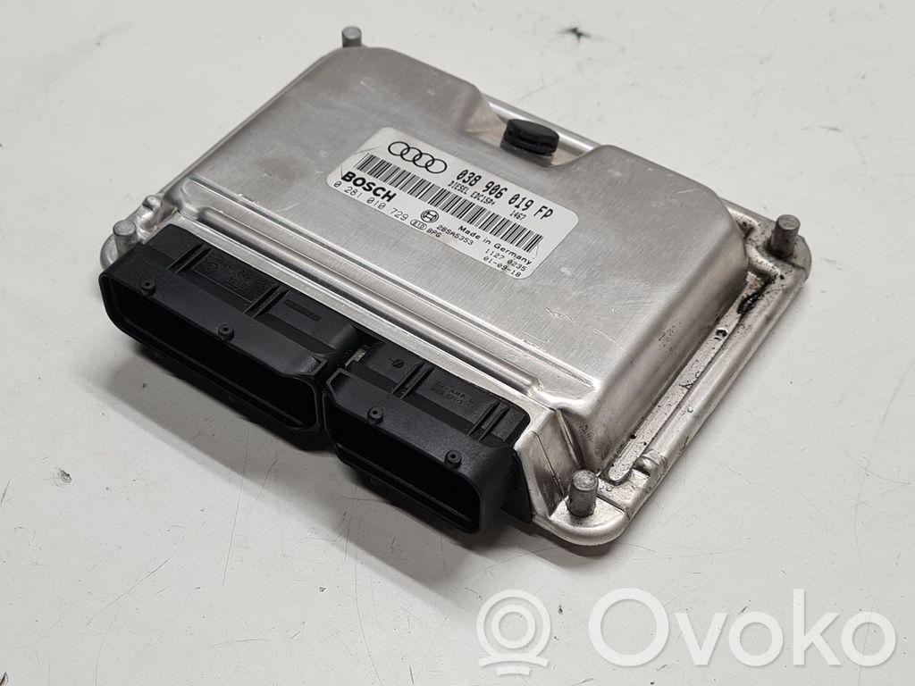 Engine control unit/module   038906019FP,0281010729
