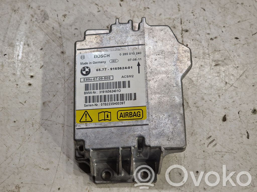BMW 3 E92 E93 Unidad de control/módulo del Airbag 