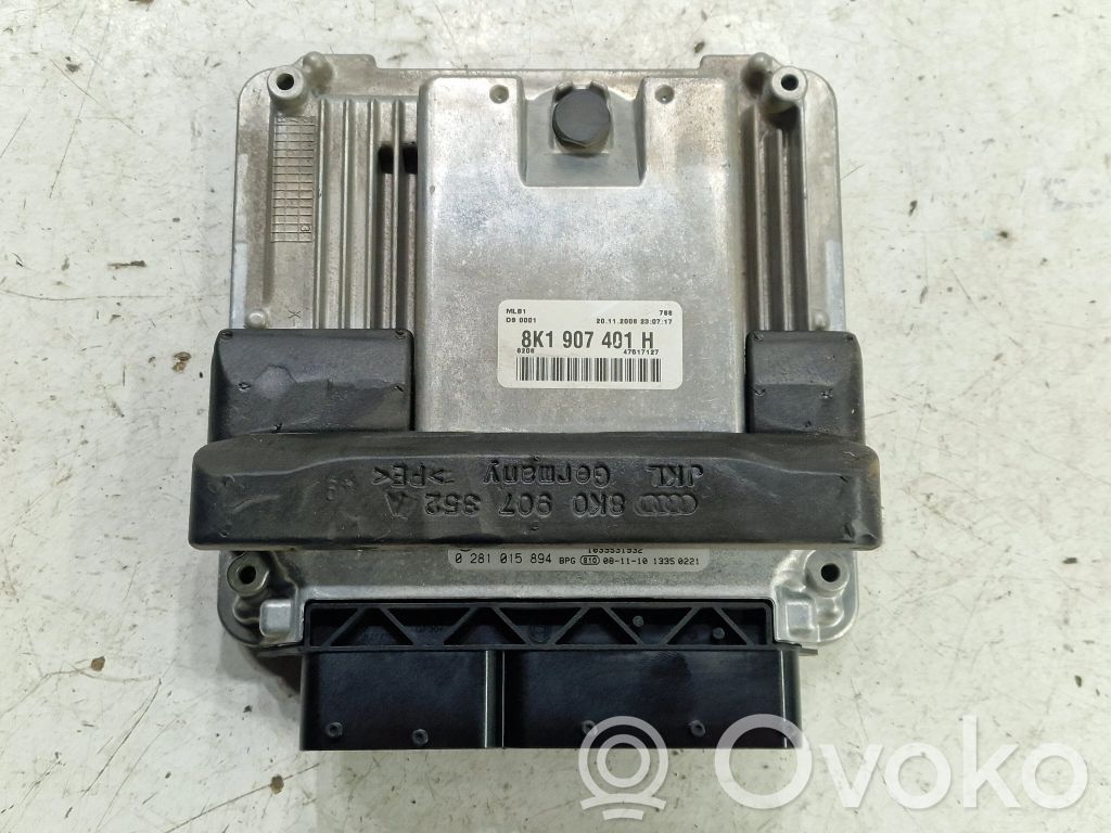Engine control unit/module   8K1907401H,0281015894