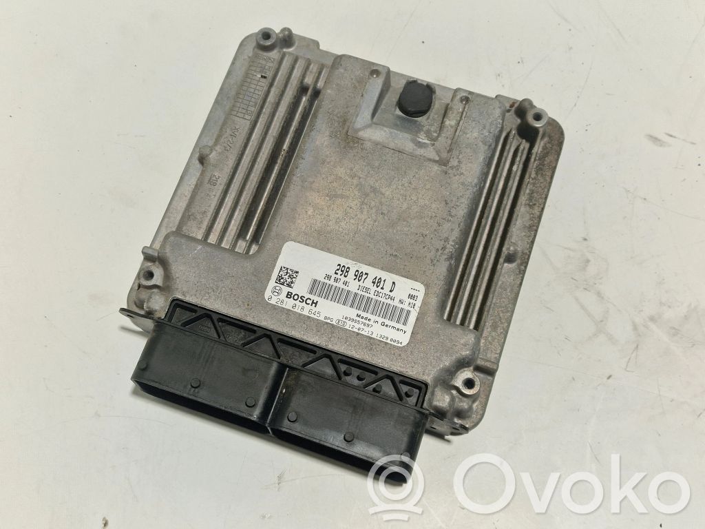 Engine control unit/module   298907401D,0281018645,298907401