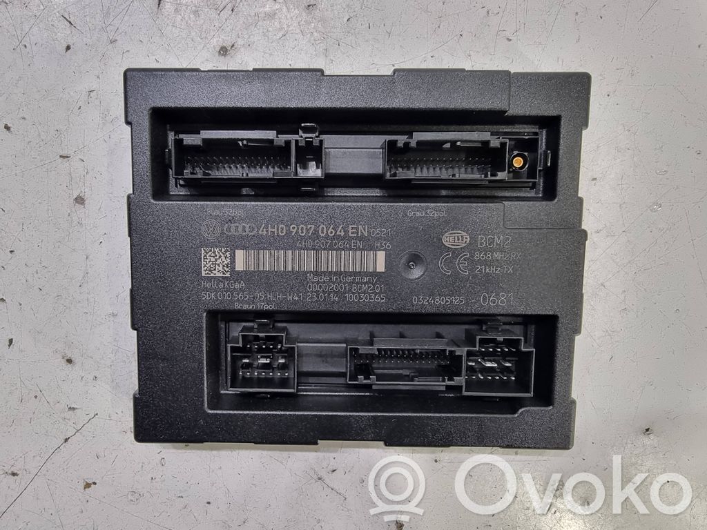 Audi A6 S6 C7 4G Moduł / Sterownik komfortu 