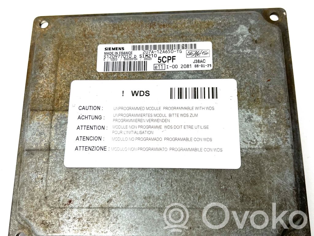 Ford Fiesta Sterownik / Moduł ECU 