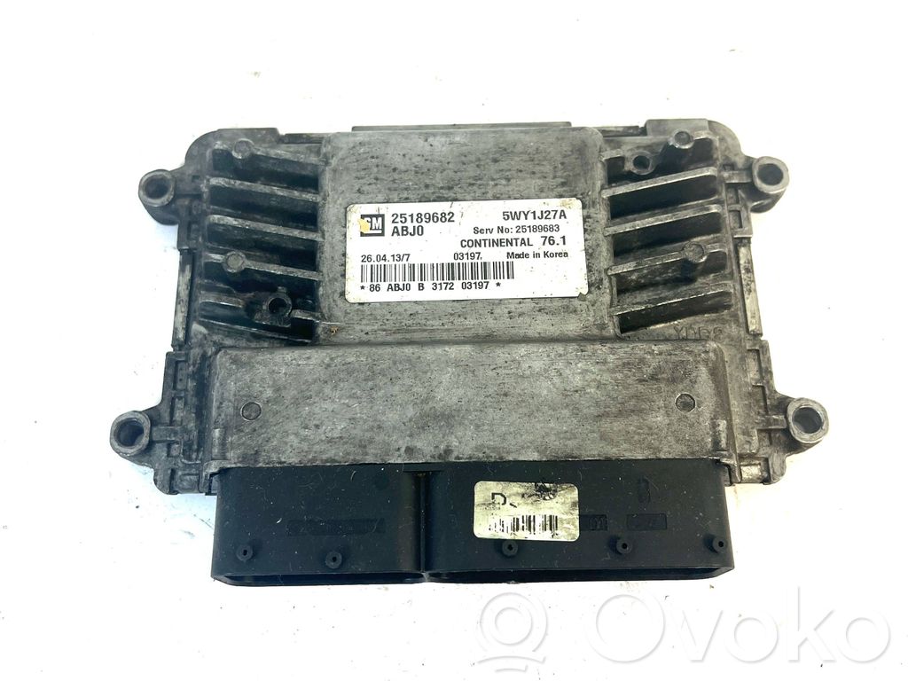 Engine control unit/module   25189682,5WY1J27A