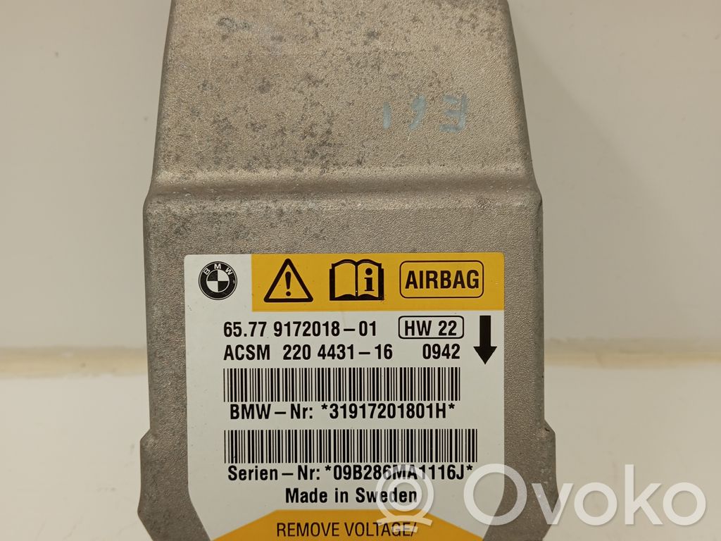 Airbagsteuergerät   9172018,31917201801