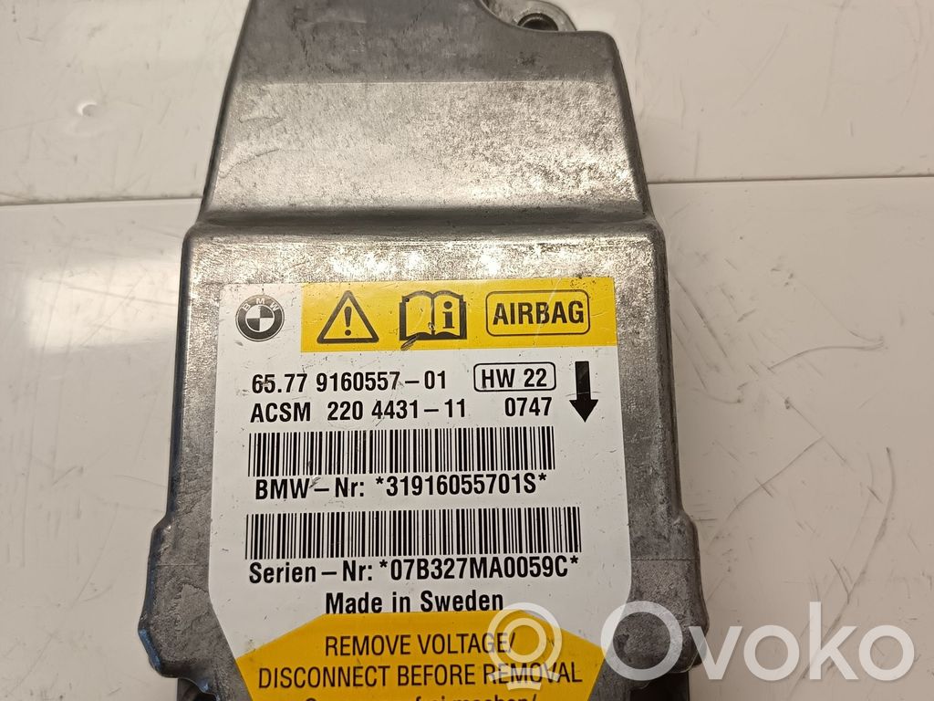 Module de contrôle airbag   916055701,31916055701,220443111