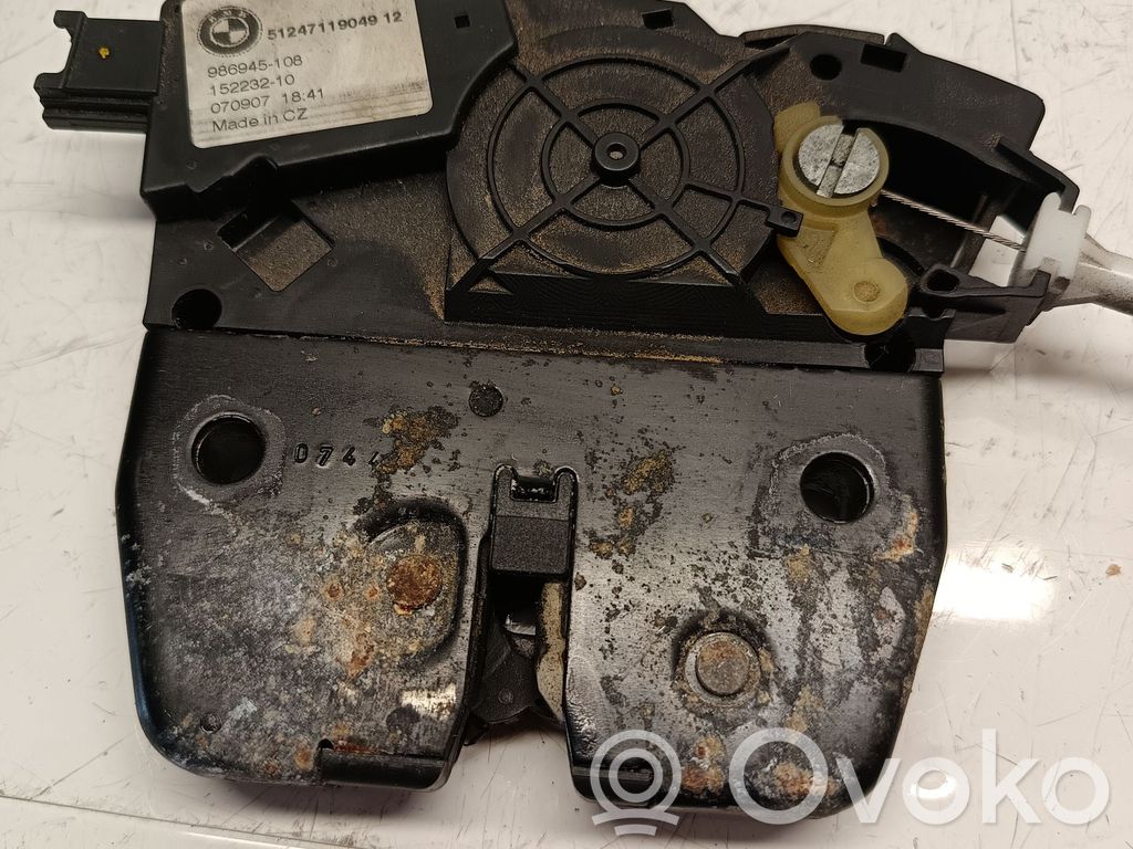 Tailgate/trunk/boot lock/catch/latch   986945,5124711904912,15223210