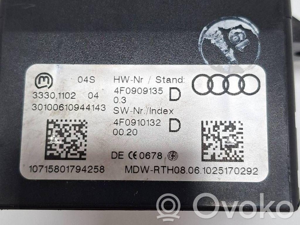 Audi A6 S6 C6 4F Virtalukko 