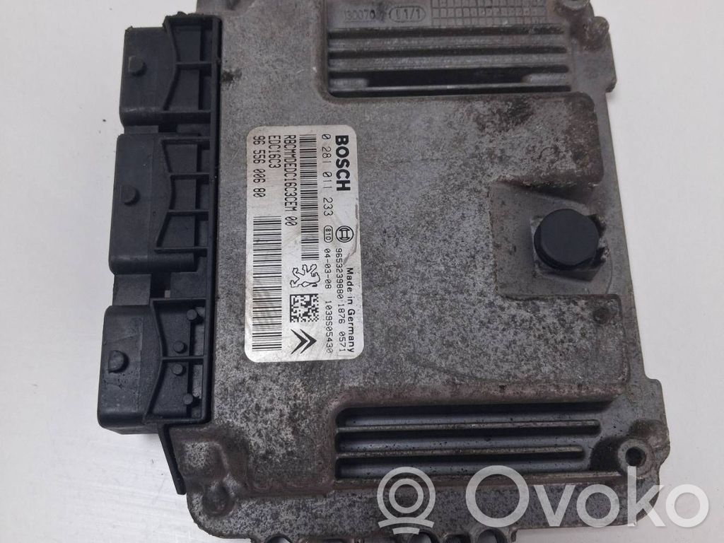 Engine control unit/module   9653239880,9655600680,0281011233