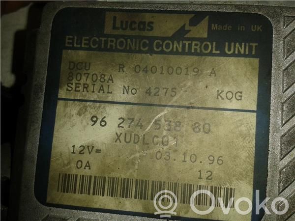 Engine control unit/module   9627453880,R04010019A