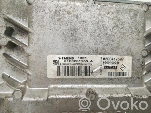 Unidad de control/módulo del motor   8200417597,8200400246,S120201105ASIM32