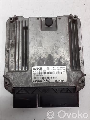 Engine control unit/module   P05187449AC,0281013693