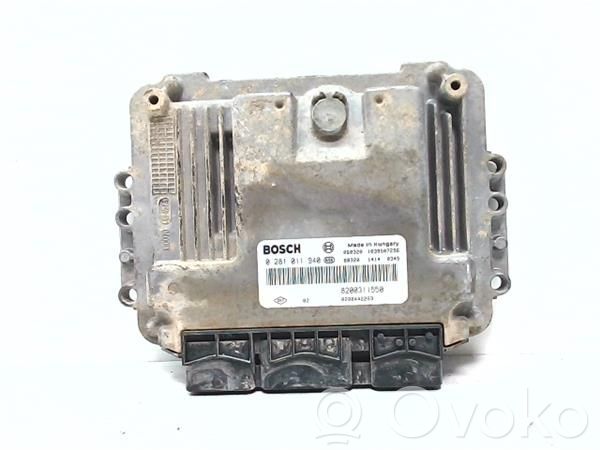 Engine control unit/module   8200311550,0281011940