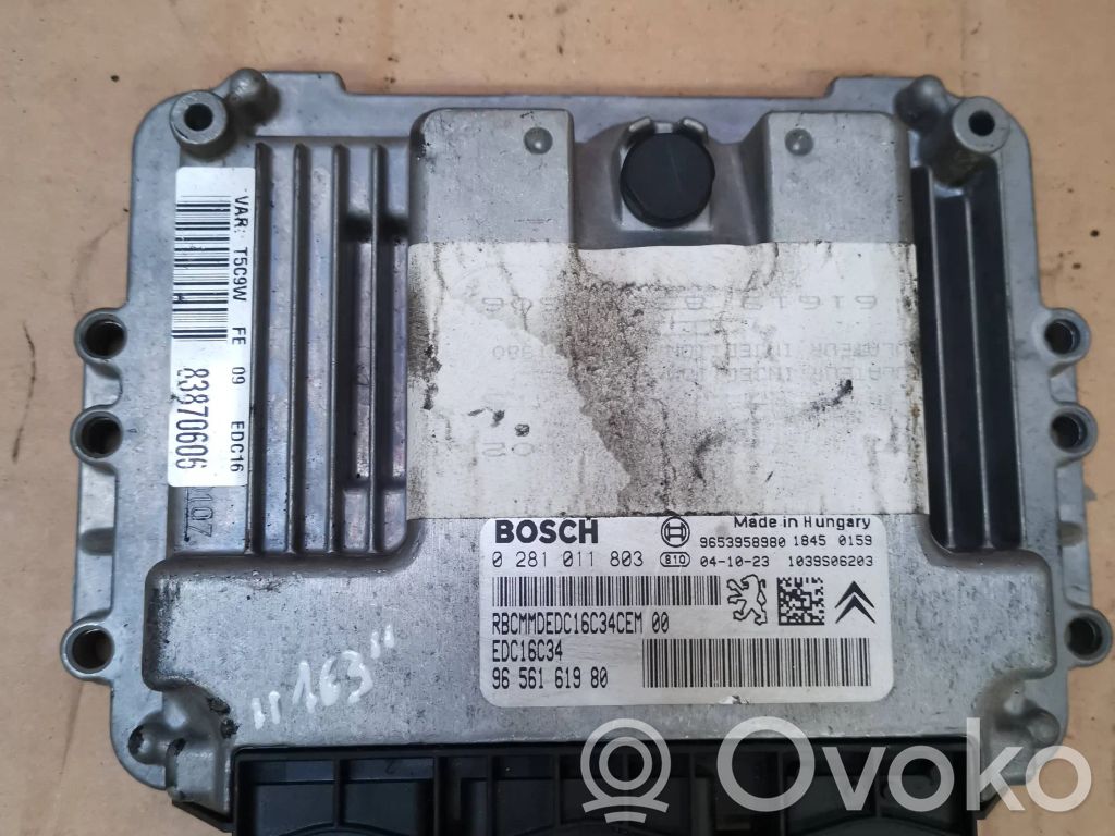 Peugeot 307 Engine control unit/module 