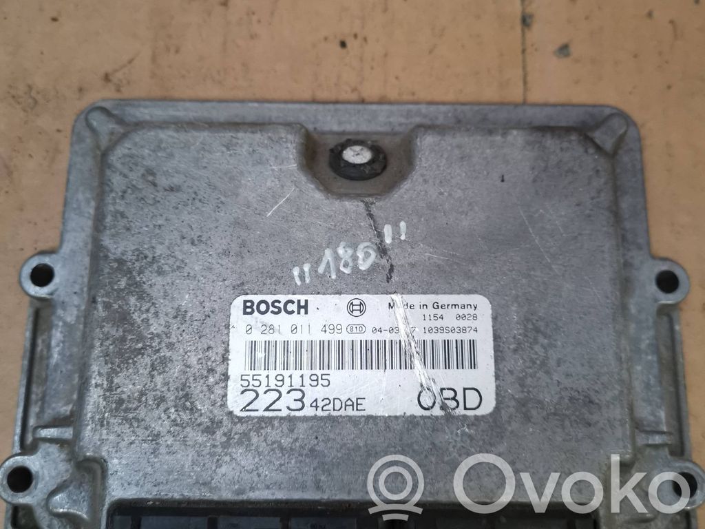 Fiat Doblo Engine control unit/module 