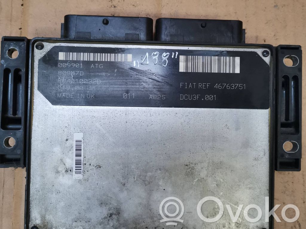 Fiat Punto (188) Engine control unit/module 