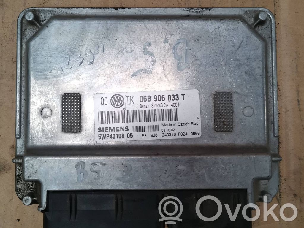 Volkswagen PASSAT B5.5 Engine control unit/module 