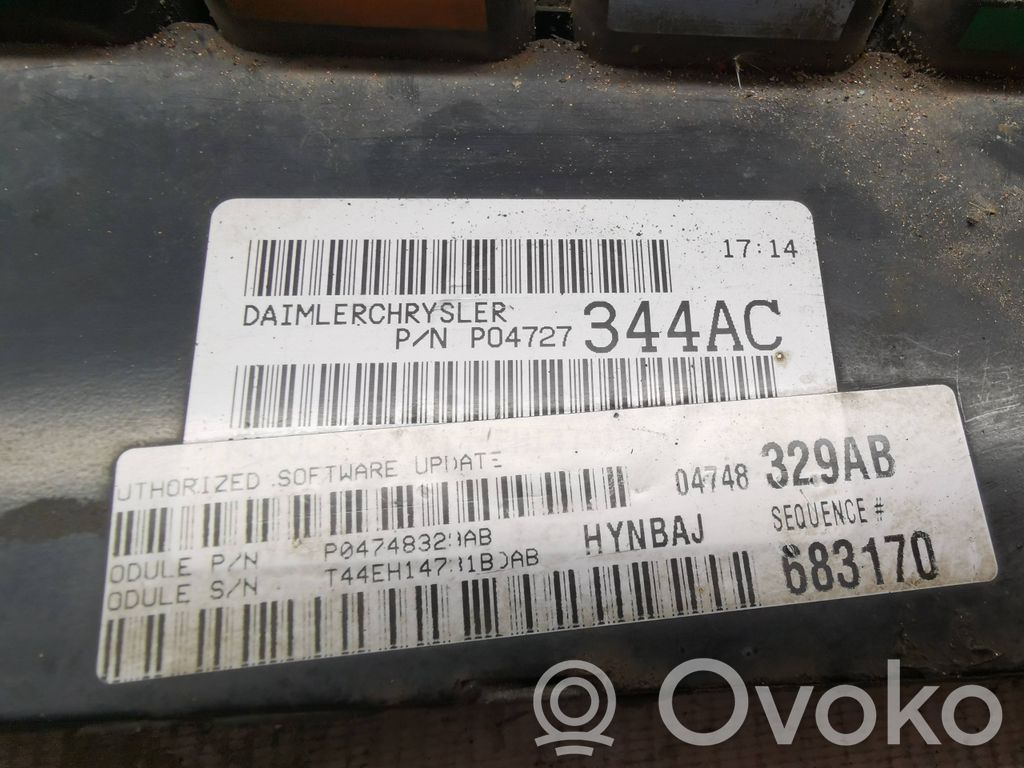 Engine control unit/module   P04727344AC,P04748329AB,04748329AB
