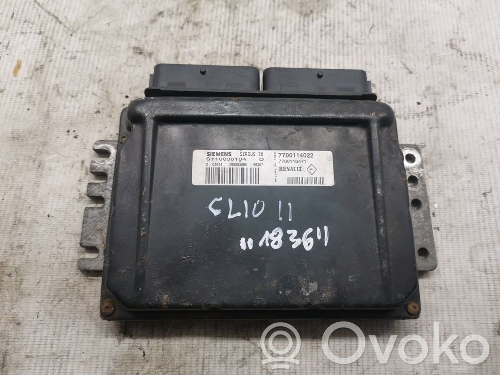 Renault Clio II Engine control unit/module 