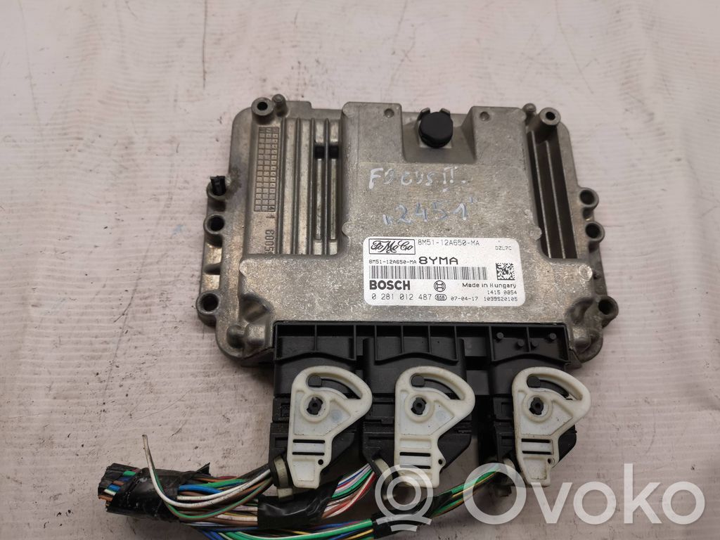 Engine control unit/module   8M5112A650MA,0281012487