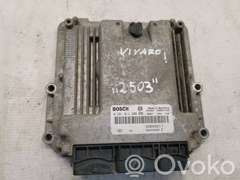 Renault Trafic II (X83) Engine control unit/module 
