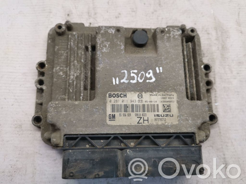 Engine control unit/module   0281011943,8973785712,55556829