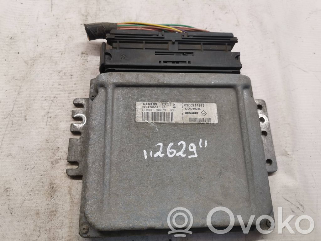 Engine control unit/module   8200214973,8200080285,S118301113B