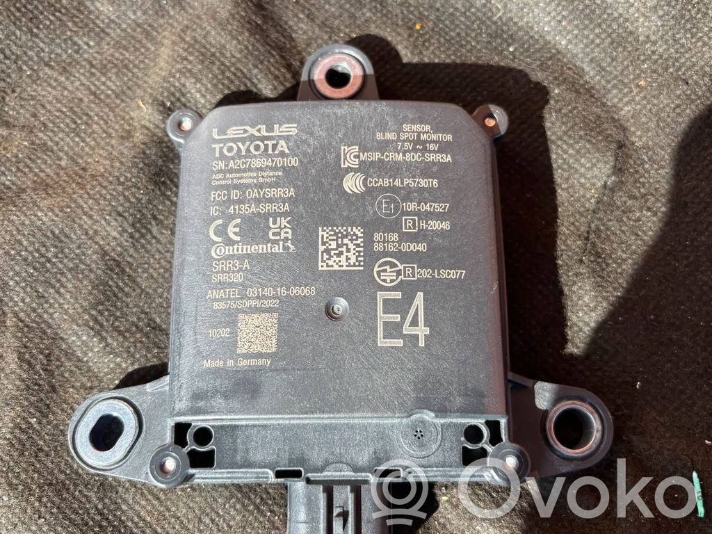 Toyota Yaris Cross Moduł martwego pola 