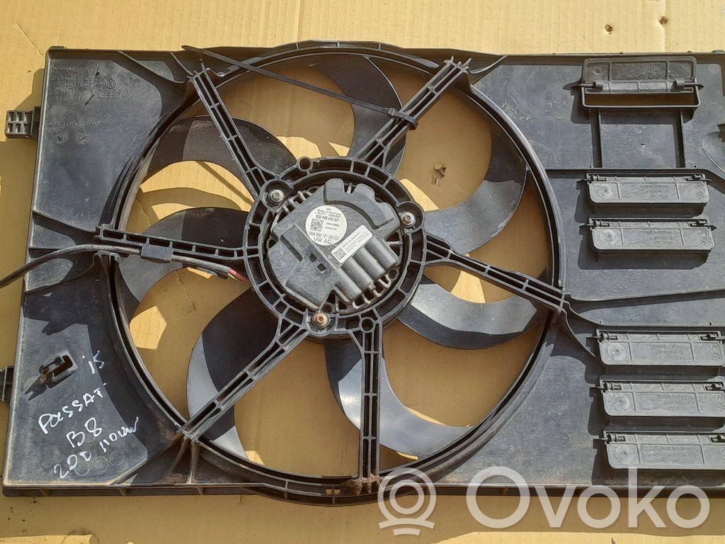 Volkswagen PASSAT B8 Ventilator electric răcire radiator 