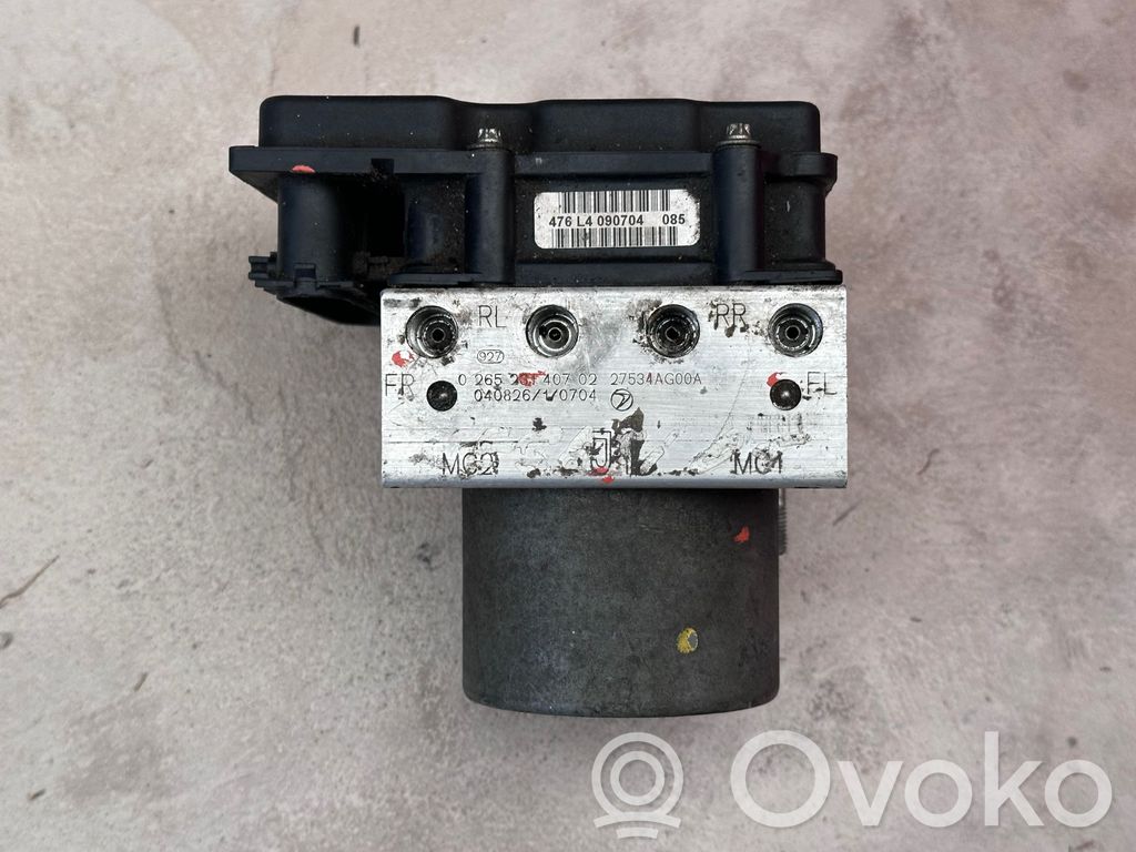 ABS Steuergerät   27534AG00A,0265231407,04082610704