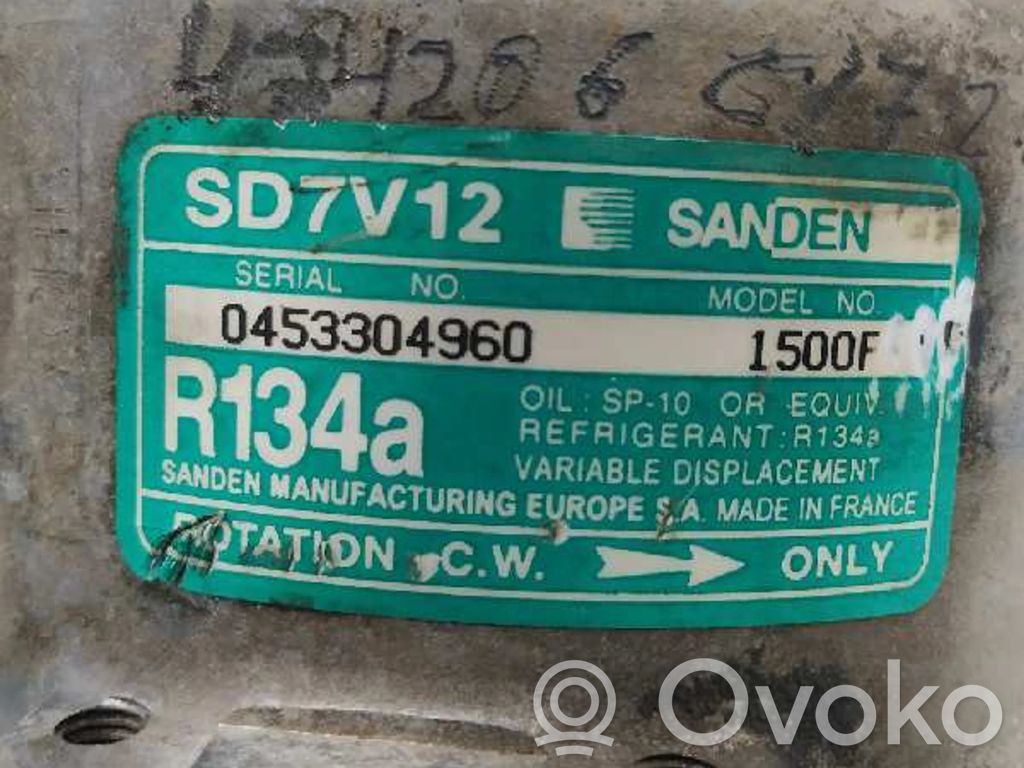 Peugeot 106 Air conditioning (A/C) compressor (pump) 