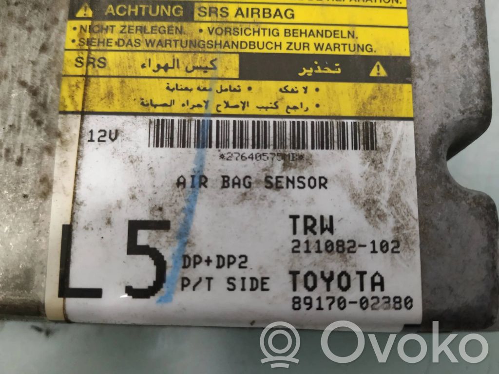 Toyota Corolla E120 E130 Airbag control unit/module 